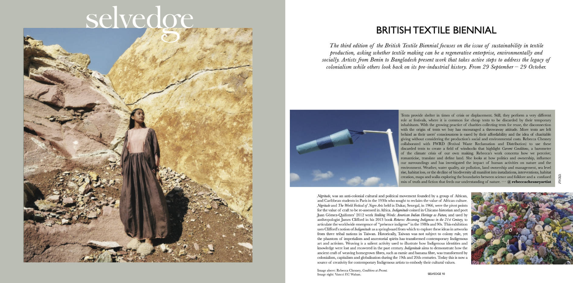 Rebecca Chesney Selvedge Magazine